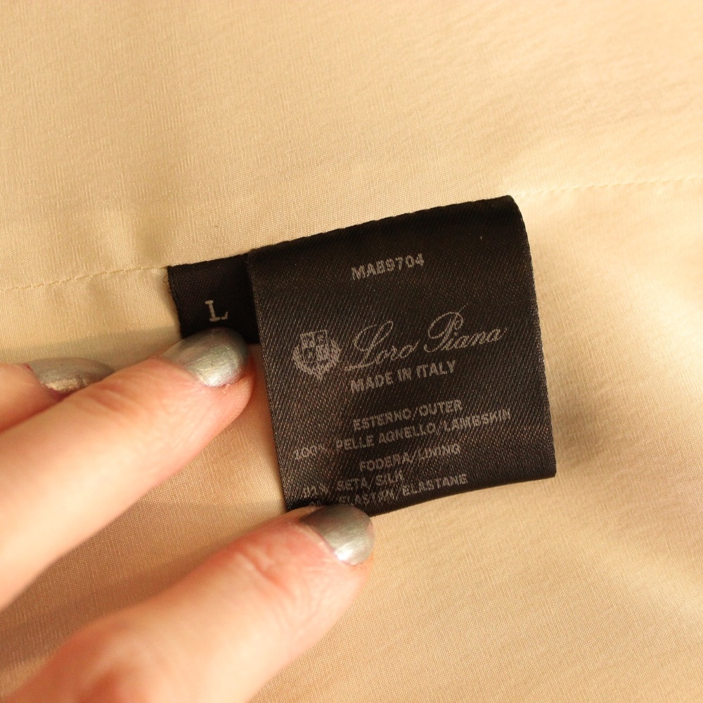 SOLD - LORO PIANA Leather Knee-Length Coat - SOLD - Picture 7 of 7